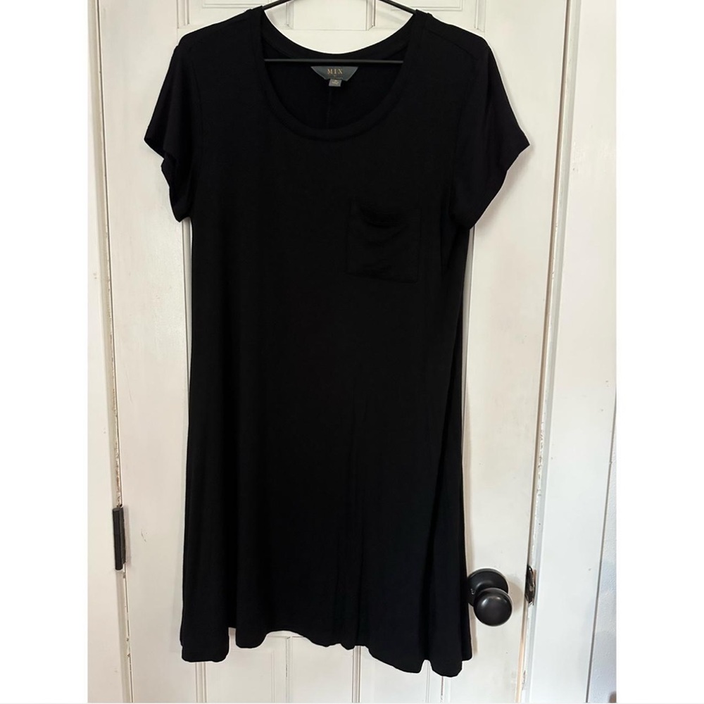 Mi Black Tunic Top